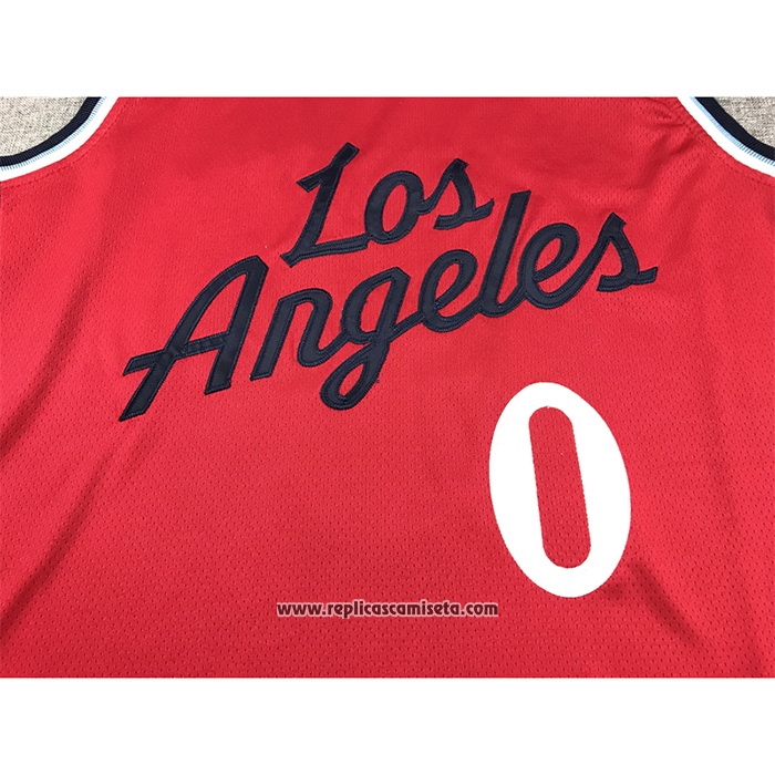 Camiseta Los Angeles Clippers Russell Westbrook #0 Statement 2024-25 Rojo